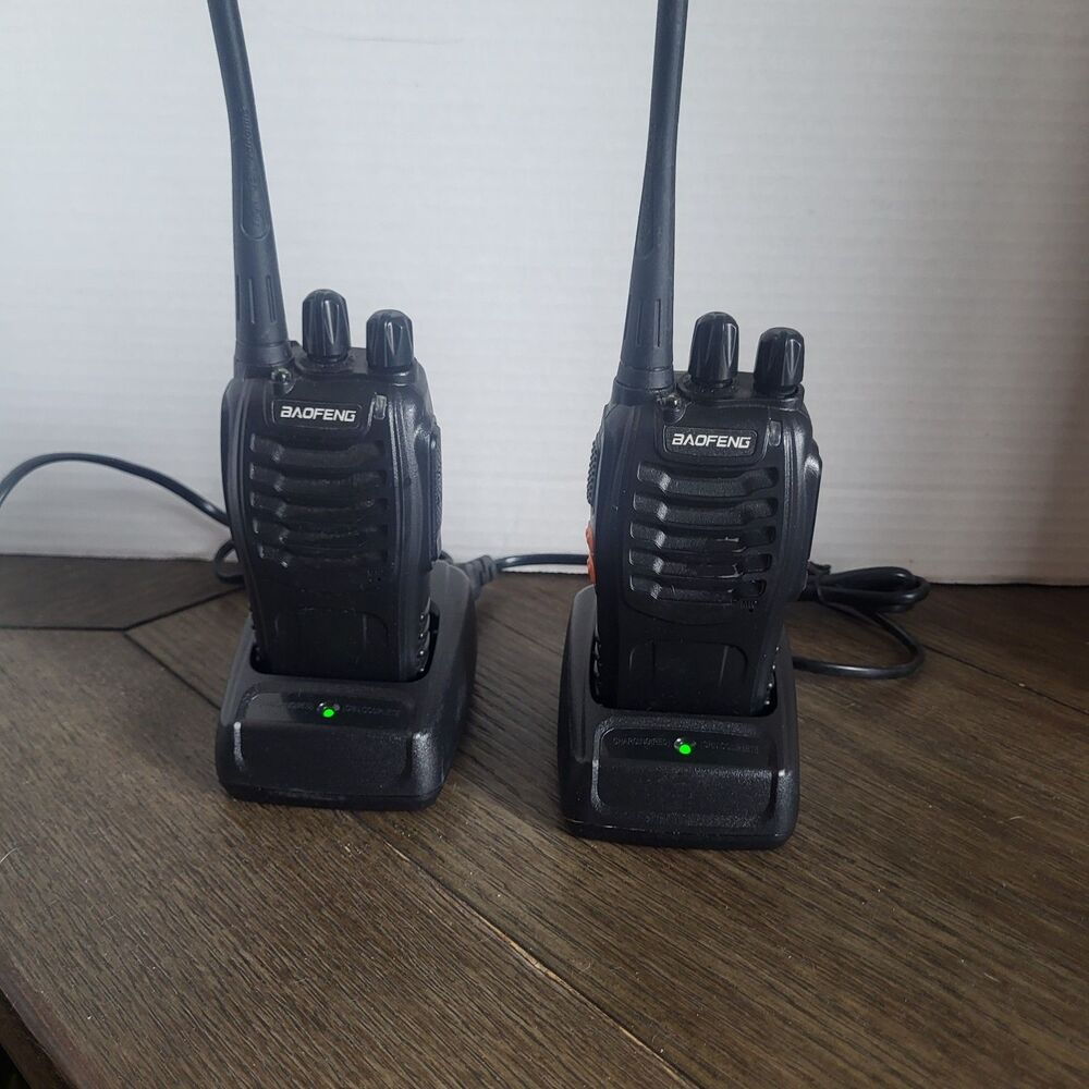 BAOFENG BF-888S UHF 400-470 MHz 5W Two-way Walkie-Talkie Radio Lot Of 2